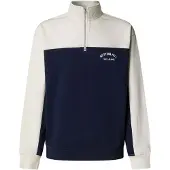 Pepe Jeans Sudadera 'Gaspar' azul / blanco