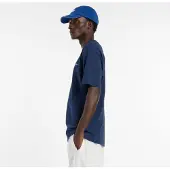 New Balance Camiseta 'Fountain' navy / azul claro / blanco