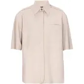 Dreimaster Klassik Blusa 'Classic' blanco lana