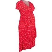 Bonprix Vestido rojo / blanco