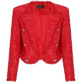 Faina Blazer rojo moteado