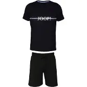 JOOP! Pijama corto navy / azul claro / negro / blanco