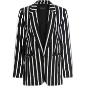 Bonprix Blazer negro / blanco