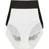 Bonprix Braga moldeadora negro / blanco