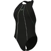 Arena Traje de baño 'Y BACK' negro / blanco