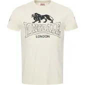 Lonsdale Camiseta 'Hazelhurst' ecru / negro