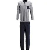 Ceceba Pijama largo marino / navy / offwhite