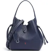 Ralph Lauren para mujer. 428978571001 Bolso saco Polo Play marino (OSFA), Casual, Piel, outlet 2026.