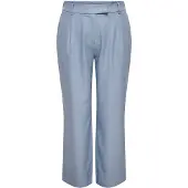 ONLY Pantalón plisado 'CARLinda' azul paloma