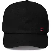 Napapijri Gorra 'Falis' rojo cereza / negro / blanco