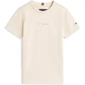 Tommy Hilfiger Kids Conjunto 'ESSENTIAL' beige / navy / rojo