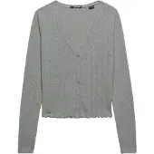 Superdry Cárdigan 'Athletic Essential' gris moteado