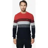 KOROSHI Jersey marino / gris / langosta / negro moteado