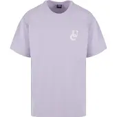 Urban Classics Camiseta ecru / lila