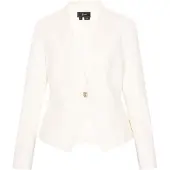 Faina Blazer 'Festive' oro / offwhite