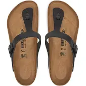 Birkenstock Sandalias de dedo 'Gizeh' negro