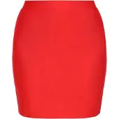 Faina Falda 'Festive' rojo vivo