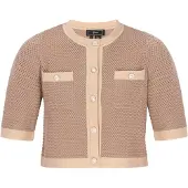 Faina Cárdigan beige / beige oscuro