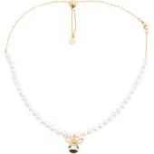 Swarovski Cadena oro / blanco
