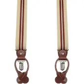 Suitable Luxe Tirantes A Rayas Beige