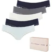 LASCANA Braga navy / azul claro / gris / blanco