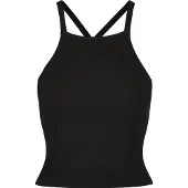 Urban Classics Top de punto negro