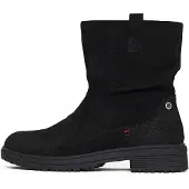 Minnetonka Botines con cordones 'Joli' negro