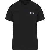 Mister tee Camiseta 'Nyc' negro / blanco