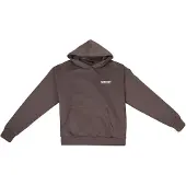 Dropsize Sudadera marrón / blanco