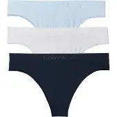 Calvin Klein Underwear Tanga navy / azul pastel / blanco