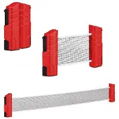 Sport One Red De Ping Pong Roll-up