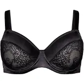 Zizzi Sujetador 'Licia' negro