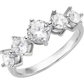 Giorgio Martello Milano Anillo plata / transparente