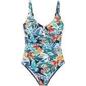 Sunseeker Traje de baño marino / menta / naranja oscuro / arándano