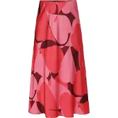 TATUUM Falda 'Lila' rosa claro / rojo / burdeos