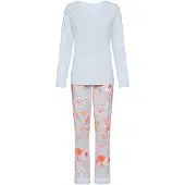 s.Oliver Pijama azul cielo / naranja / rosa / blanco