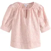 Next Blusa rosa / blanco