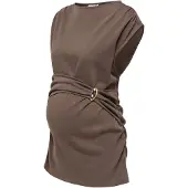 ONLY Maternity Camiseta 'OLMEvalyn' chocolate