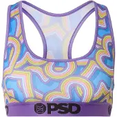 PSD Sujetador deportivo 'Heart Attack' azul / manzana / lila / naranja