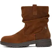 Minnetonka Botines con cordones 'Joli' marrón