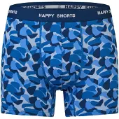 Happy Shorts Calzoncillo boxer azul / azul oscuro