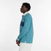New Balance Camiseta 'Rugby' azul / azul cielo / blanco