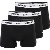 Nike Calzoncillo boxer gris / negro / blanco