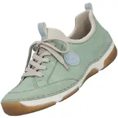 Rieker Zapatillas deportivas bajas 'Schnürschuh Damen 55950-52 Echtleder in grün' verde