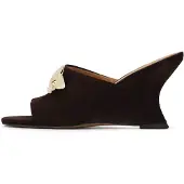 Kazar Zapatos abiertos marrón oscuro