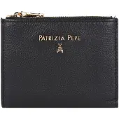 Patrizia pepe Cartera Piel natural 12 cm negro