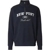 INDICODE JEANS Sudadera 'Russel' navy / blanco