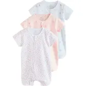 Next Pijama entero/body azul pastel / verde / rosa / blanco