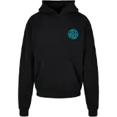 Merchcode Sudadera 'Dance Under Stars' genciana / petróleo / rosa / negro