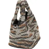 Mymo Bolso de mano cognac / antracita / blanco